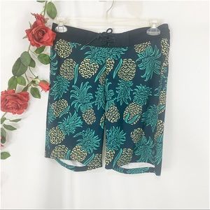 💋3/$20💋 Old Navy Pineapple Board Shorts Swim Trunks
